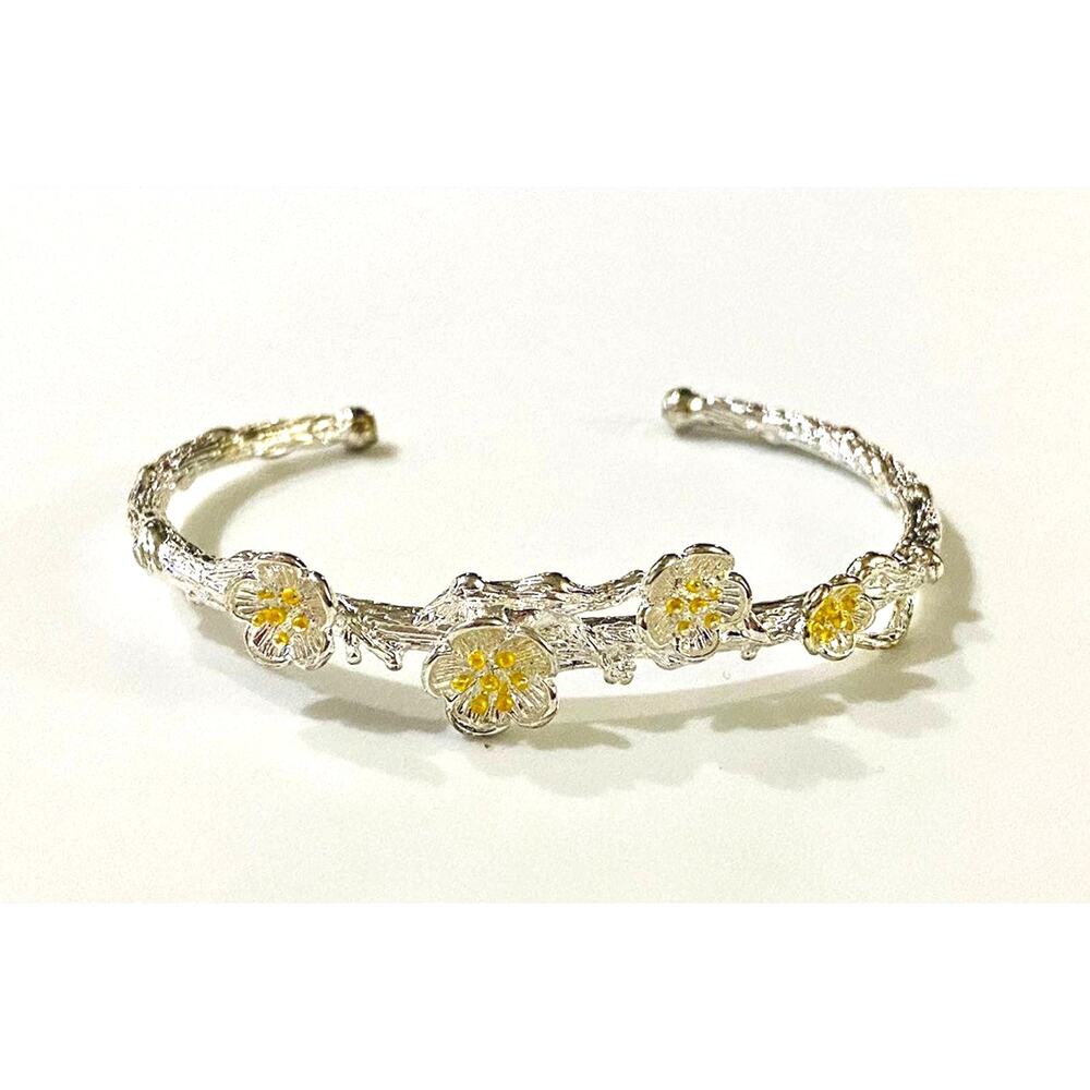 Cherry Blossom Bracelet Cuff